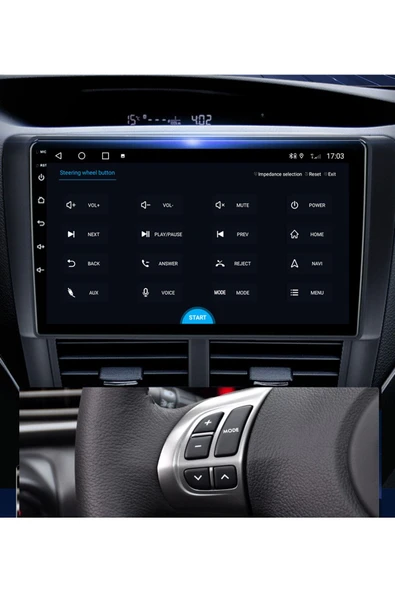 EXVOL SUBARU FORESTER 2007-2013 ANDROİD MULTİMEDYA CARPLAY 9 İNC HD IPS EKRAN 4GB/64GB KAMERA HEDİYELİ - 6
