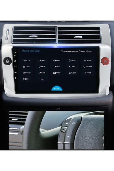 EXVOL Citroen C4 Android Multimedya Carplay 9 Inc Hd Ips Ekran 2gb Ram /32gb Kamera Hediyeli - 7