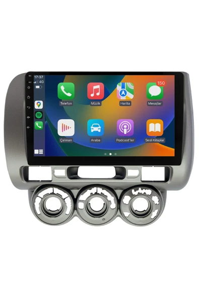 EXVOL HONDA CİTY JAZZ ANDROİD MULTİMEDYA CARPLAY 9 İNC HD IPS EKRAN 4GB RAM /64GB KAMERA HEDİYELİ ürün görseli