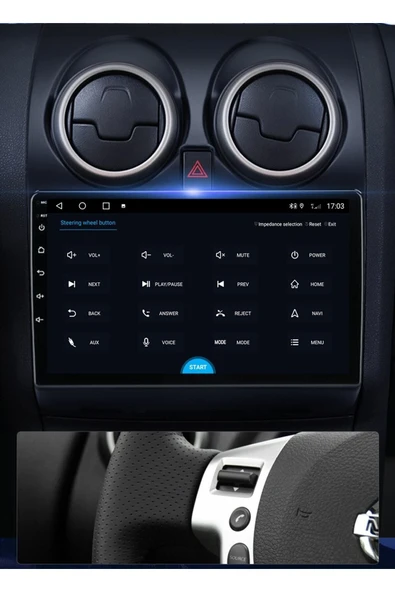 EXVOL Nissan Qashqai 2006-2014 Android Multimedya Carplay 9 Inc Hd Ips Ekran 4gb/64gb Kamera Hediyeli - Resim 8