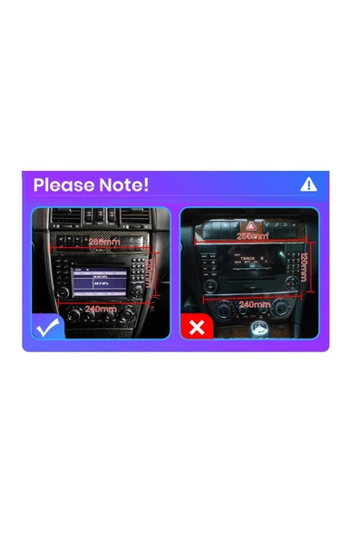 EXVOL Mercedes Benz C Class W 203 Android Multimedya Carplay 9 Inc Hd Ips Ekran 2/32gb Kamera Hediyeli - Resim 4