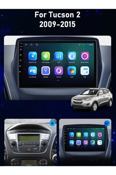 EXVOL HYUNDAİ İX35 ANDROİD MULTİMEDYA CARPLAY 9 İNC HD IPS EKRAN 2/64GB KAMERA HEDİYELİ - 4