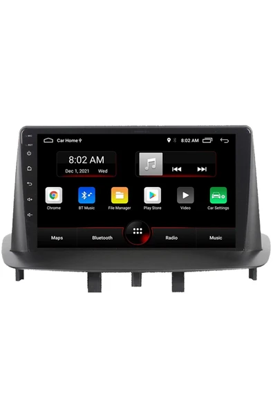 EXVOL Renault Fluance Android Multimedya Carplay 9 Inc Hd Ips Ekran 2/32gb Kamera Hediyeli - Resim 2