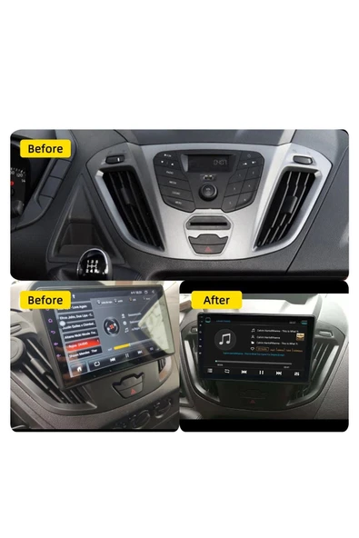 EXVOL Ford Transit Custom 2012-2018 Android Multimedya Carplay 9 Inc Hd Ips Ekran 2/32gb Kamera Hediyeli - Resim 7