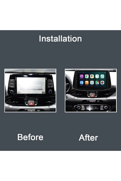 EXVOL HYUNDAİ İ30 2017-2018 ANDROİD MULTİMEDYA CARPLAYLİ 9 İNC HD IPS EKRAN 2GB/32GB KAMERA HEDİYELİ - Resim 3