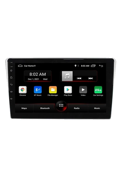 EXVOL TOYOTA AURİS 2006-2012 ANDROİD MULTİMEDYA CARPLAYLİ 9 İNC HD IPS EKRAN 2GB/32GB KAMERA HEDİYELİ