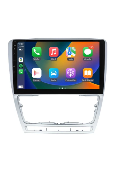 EXVOL SKODA OCTAVİA ANDROİD MULTİMEDYA 2008-2012 CARPLAY 2GB-32GB 10 İNC HD IPS KAMERA HEDİYELİ ürün görseli