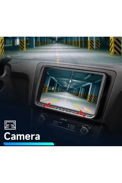 EXVOL VOLKSWAGEN CADDY JETTA PASSAT SKODA SEAT 2GB/32GB MULTİMEDYA CARPLAY HD IPS EKRAN KAMERA HEDİYELİ - Resim 4