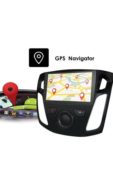 EXVOL FORD FOCUS 3-4 MULTİMEDYA CARPLAY 9 İNC HD IPS 4GB/64GB ANDROİD 12 SÜRÜM PARK KAMERASI HEDİYELİ - 3