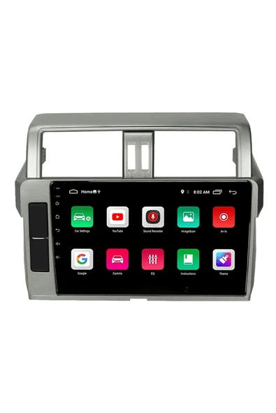 EXVOL TOYOTA PRADO 2014-2017 ANDROİD MULTİMEDYA CARPLAYLİ 9 İNC HD IPS EKRAN 2GB/32GB KAMERA HEDİYELİ - Resim 4