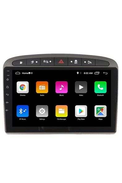 EXVOL Peugeot 308-408 Android Multimedya Carplay 9 Inc Hd Ips Ekran 4gb/64gb Kamera Hediyeli - Resim 5
