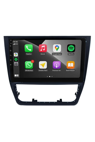 EXVOL SKODA YETİ UYUMLU ANDROİD 12 MULTİMEDYA 4GB/64GB 10 İNC HD IPS EKRAN PARK KAMERASI HEDİYELİ