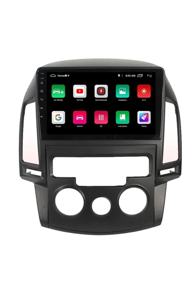 EXVOL Hyundai I30 2006-2011 Android Multimedya Carplay 9 Inc Hd Ips Ekran 2/32gb Kamera Hediyeli - Resim 8