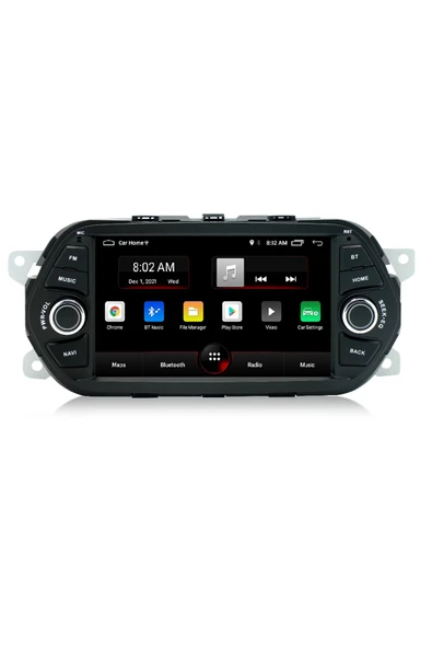 EXVOL FİAT EGEA ANDROİD MULTİMEDYA 2GB-32GB CARPLAY 7 İNC HD 2.5D IPS EKRAN KAMERA HEDİYELİ