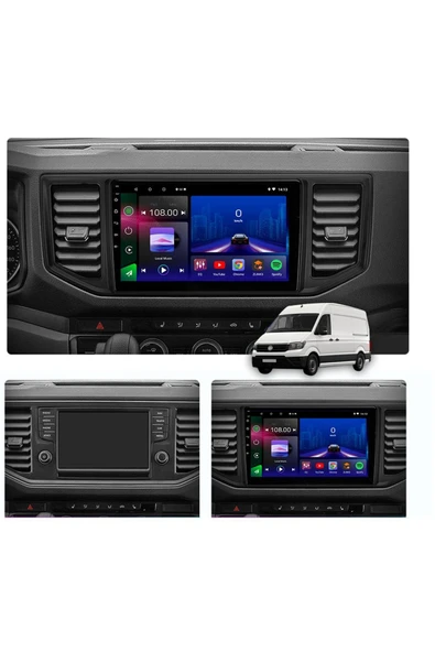 EXVOL VOLKSWAGEN CRAFTER ANDROİD MULTİMEDYA CARPLAYLİ 10 İNC HD IPS EKRAN 4GB/64GB KAMERA HEDİYELİ - Resim 3