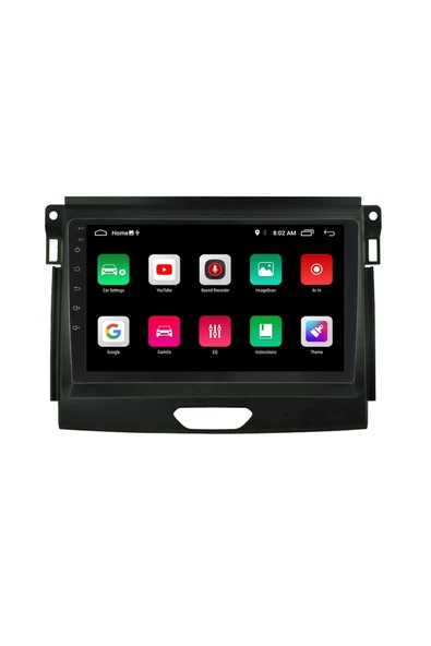 EXVOL FORD RANGER 2012-2022 ANDROİD MULTİMEDYA CARPLAY 9 İNC HD IPS EKRAN 2GB/32GB KAMERA HEDİYELİ - Resim 3