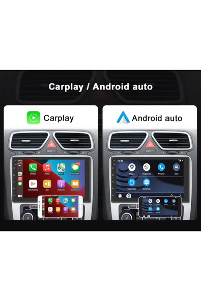EXVOL Jeep Compass 2005-2010 Android Multimedya Carplay 9 Inc Hd Ips Ekran 2/32gb Kamera Hediyeli - Resim 6