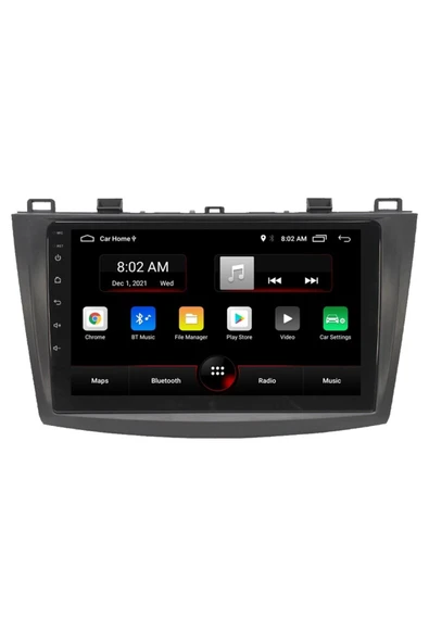 EXVOL Mazda 3 2010 2014 Android Multimedya Carplay 9 Inc Hd Ips Ekran 2gb Ram /32gb Kamera Hediyeli - 3