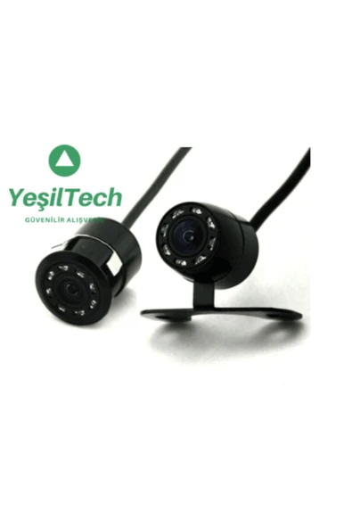 EXVOL Yeşiltech Mx-30 Gece Görüşlü Geri Görüş Kamerası Ir Infraredledli Gece Görüş Park Çizgili - 8