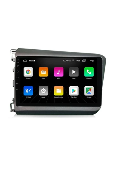 EXVOL Honda Civic Fb7 Android Multimedya Carplay 9 Inc Ips Hd Ekran 2/32gb Kamera Hediyeli - 4