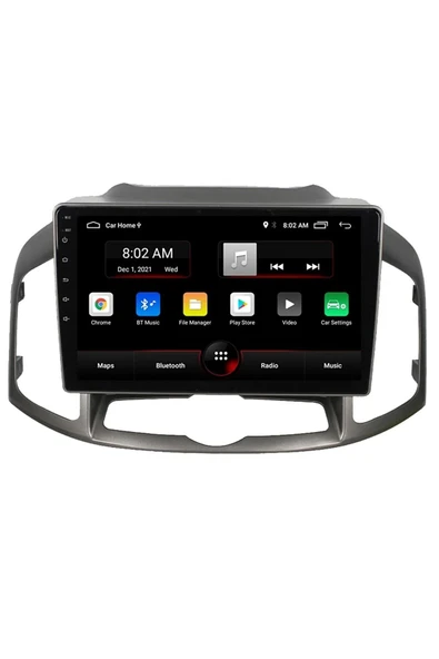 EXVOL Chevrolet Captiva Android Multimedya Carplay 2012-2016 9 Inc Hd Ips Ekran 4gb/64gb Kamera Hediyeli - Resim 2