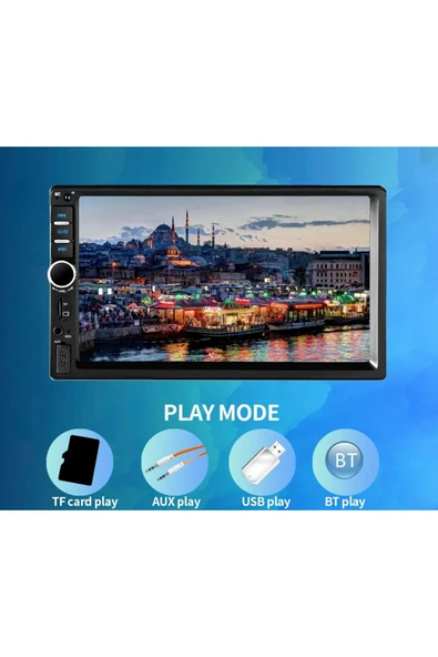 EXVOL Exw-x70 Oto Teyp 7 Inc Bluetooth+ Gece Görüşlü Park Kamerası Mp5 Usb Sd Mirror Link Kingwin - 5