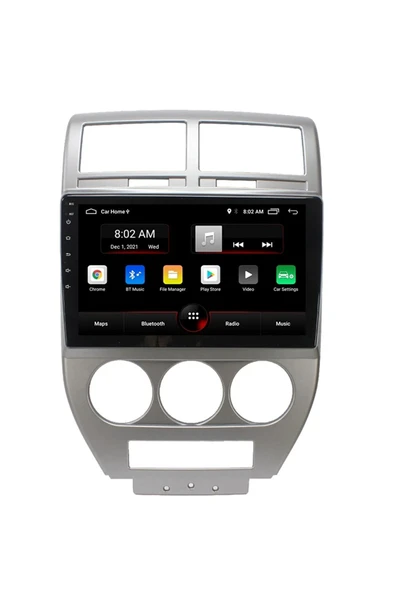 EXVOL Jeep Compass 2005-2010 Android Multimedya Carplay 9 Inc Hd Ips Ekran 2/32gb Kamera Hediyeli