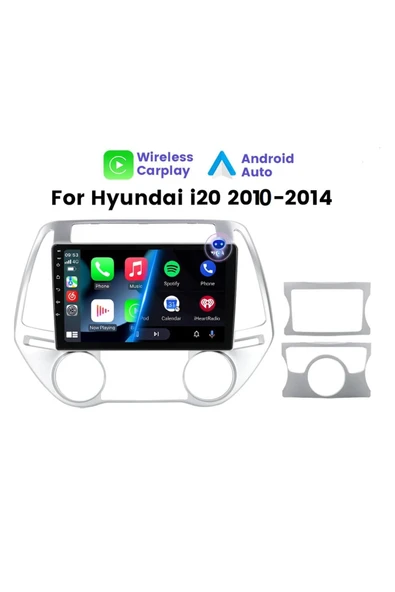 EXVOL HYUNDAİ İ20 2010-2014 ANDROİD MULTİMEDYA CARPLAYLİ 9 İNC HD IPS EKRAN 4GB/64GB KAMERA HEDİYELİ - 4