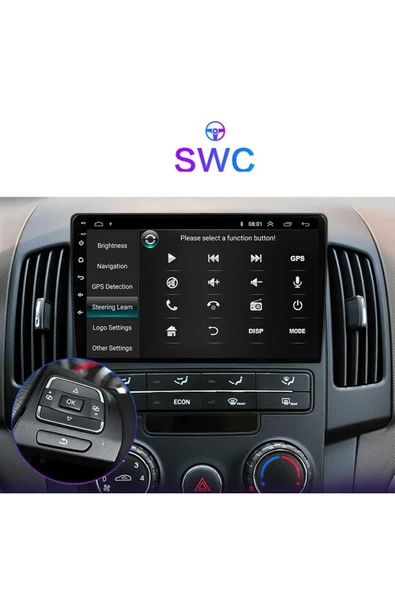 EXVOL Hyundai I30 2006-2011 Android Multimedya Carplay 9 Inc Hd Ips Ekran 2/32gb Kamera Hediyeli - Resim 6