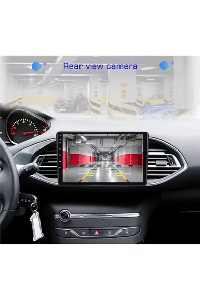 EXVOL PEUGEOT 308 2014-2021 ANDROİD MULTİMEDYA 4GB RAM/64GB CARPLAY 9İNC IPS EKRAN PARK KAMERASI HEDİYE - Resim 3