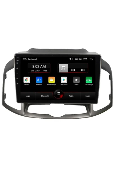 EXVOL Chevrolet Captiva Android Multimedya Carplay 2012-2016 9 Inc Hd Ips Ekran 2gb/32gb Kamera Hediyeli - Resim 2