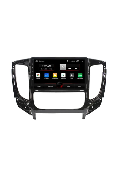 EXVOL MİTSUBİSHİ L200 ANDROİD 14 MULTİMEDYA 4GB RAM/64GB CARPLAY DİJİTAL KLİMA 9 İNC HD IPS +PARK KAMERASI - 7