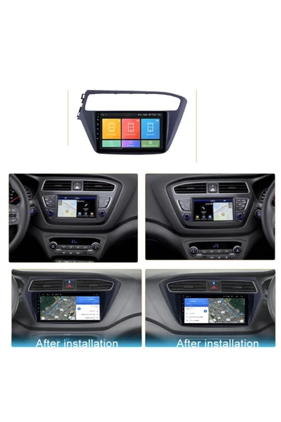 EXVOL HYUNDAİ İ20 2019-2020 ANDROİD MULTİMEDYA CARPLAYLİ 9 İNC HD IPS EKRAN 4GB/64GB KAMERA HEDİYELİ - 2