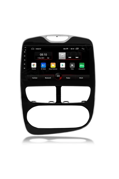 EXVOL RENAULT CLİO 4 MULTİMEDYA 10 İNC IPS EKRAN 4GB-64GB ANDROİD 12 SÜRÜM PARK KAMERASI HEDİYELİ - Resim 3