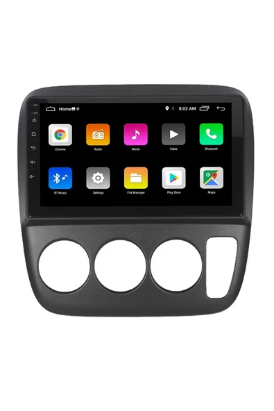 EXVOL Honda Cr-v 1995-2001 Android Multimedya Carplay 9 Inc Hd Ips Ekran 4gb/64gb Kamera Hediyeli - Resim 3