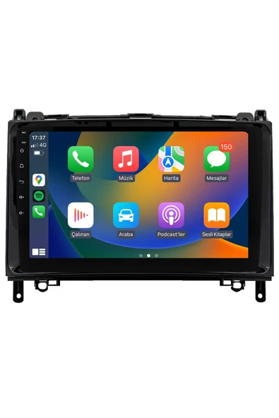 EXVOL Mercedes Sprinter Crafter Vito 9inc Ips Android Multimedya Carplay 2gb/32gb Android Kamera Hediye ürün görseli