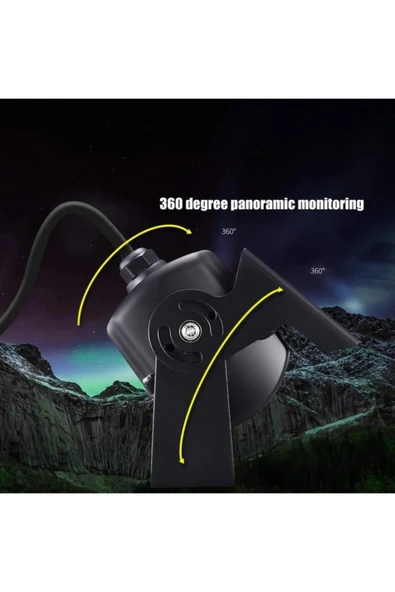 EXVOL Audiomax Otobüs Tır Kamyon'lara Uygun 18ır Ledli Geri Görüş Kamera 12metre Kablo Metal Kasa - 8