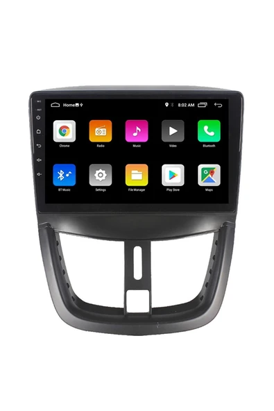 EXVOL Peugeot 207 Android Multimedya Carplay 9 Inc Hd Ips Ekran 2/32gb Kamera Hediyeli - 6