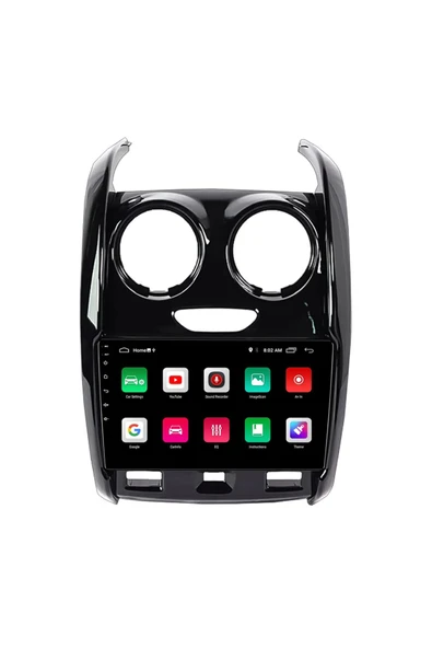 EXVOL DACİA DUSTER 2014-2017 ANDROİD MULTİMEDYA 2GB RAM/32GB CARPLAY 9İNC IPS EKRAN PARK KAMERASI HEDİYE - Resim 5