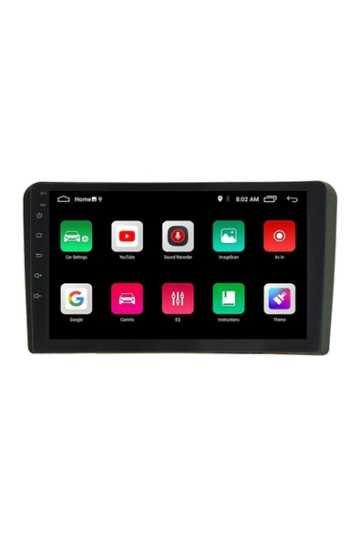 EXVOL Audi A3 2003-2013 Android Multimedya Carplay 9 Inc Hd Ips Ekran 4gb/64gb Kamera Hediyeli - Resim 5
