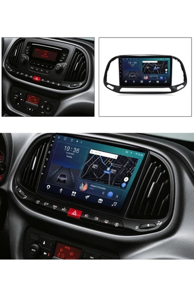 EXVOL FİAT DOBLO 2015+2022 ANDROİD 4GB/64GB MULTİMEDYA CARPLAY 9 İNC HD IPS EKRAN + PARK KAMERASI HEDİYELİ - Resim 6