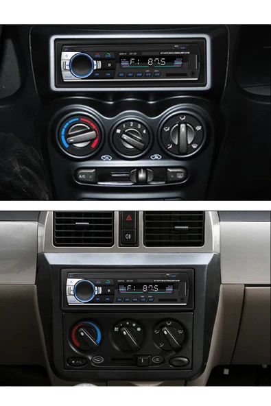 EXVOL Kingwin Araba Oto Teyp Bluetooth Usb 2 Amfi Çıkışlı Ek Sogutmalı Aux Sd 2 Yıl Garantili - 5