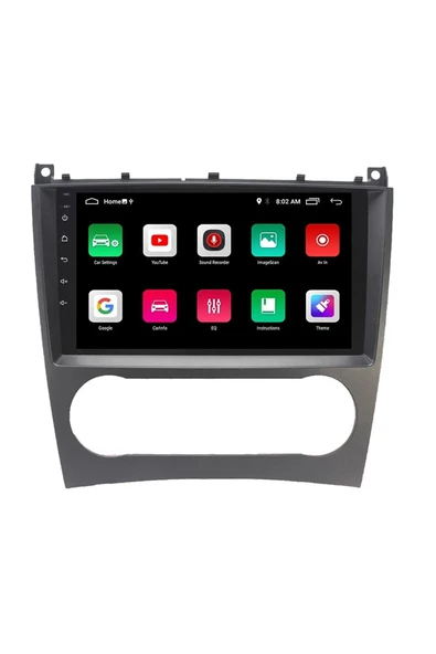 EXVOL Mercedes Benz C Class W 203 Android Multimedya Carplay 9 Inc Hd Ips Ekran 2/32gb Kamera Hediyeli - Resim 6