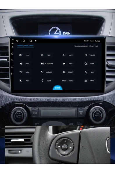 EXVOL Honda Crv 2012-2018 Android Multimedya Carplayli 9 Inc Hd Ips Ekran 4gb/64gb Kamera Hediyeli - 5