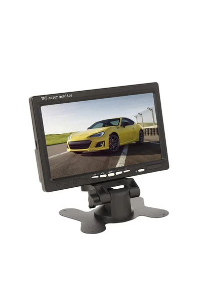 EXVOL 7 Inc Hd Araç Içi Monitör Park Kamerası Hediyeli Mesafe Çizgili 2 Kanal Girişli - 2