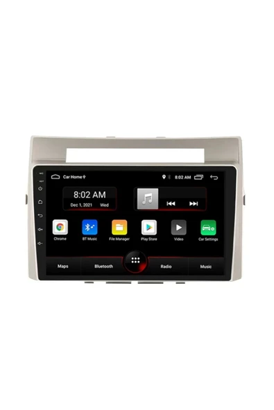 EXVOL TOYOTA VERSO 2004-2009 ANDROİD MULTİMEDYA 2GB/32GB CARPLAY 9 İNC HD IPS EKRAN - Resim 2
