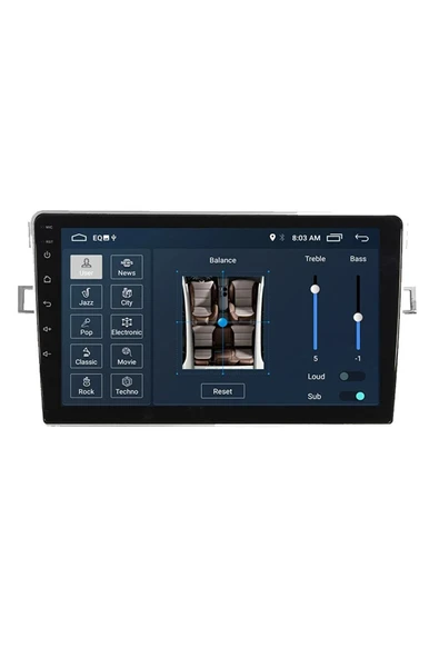 EXVOL Toyota Verso 2009 -2018 Android Multimedya Carplay 9 Inc Hd Ips Ekran 2gb Ram /32gb Kamera Hediyeli - Resim 8