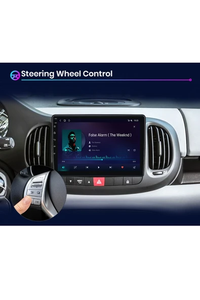 EXVOL FİAT 500L ANDROİD MULTİMEDYA CARPLAYLİ 10 İNC HD IPS EKRAN 4GB/64GB KAMERA HEDİYELİ - Resim 5