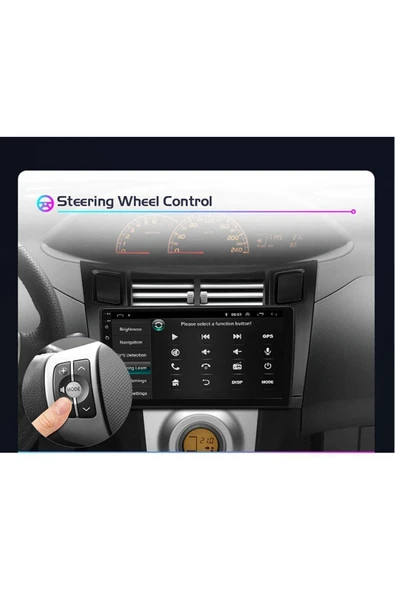 EXVOL Toyota Yaris 2005-2012 Android Multimedya Carplay 9 Inc Hd Ips Ekran 4gb/64gb Kamera Hediyeli - 7