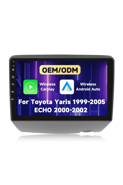 EXVOL TOYOTA YARİS 2000-2006 ANDROİD MULTİMEDYA 4GB RAM/64GB CARPLAY 9İNC IPS EKRAN PARK KAMERASI HEDİYE - Resim 5